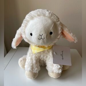 Hallmark White Plush Lamb with Yellow Bandana